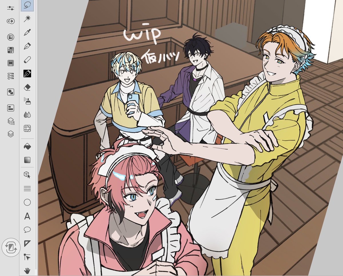 karinoya2's tweet photo. wip✍️ https://t.co/5lSPM79Bny