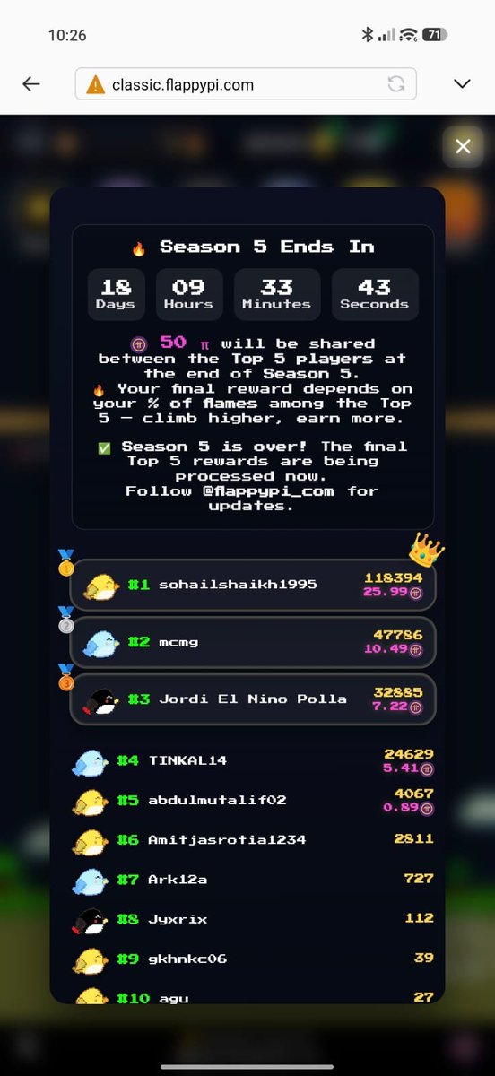 Flappy PI tweet media