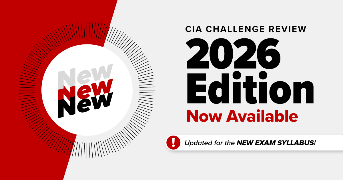 rhead3397's tweet photo. Gleim’s 2026 CIA Challenge Exam Review Course is here

https://t.co/GA9A39D8S6 https://t.co/36BjAShAKl