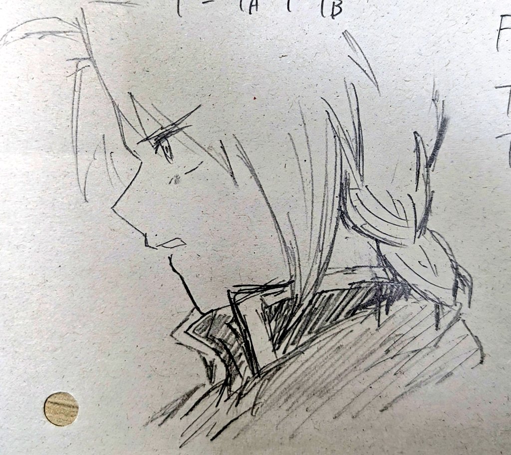 sumisuzatta3302's tweet photo. あげてないらくがき発見したので
 #FMA https://t.co/U8PBi7NabX