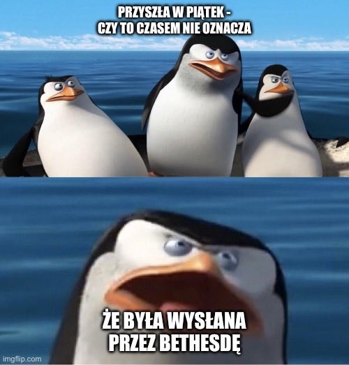 Pingwin zamkniety w klocku tweet media