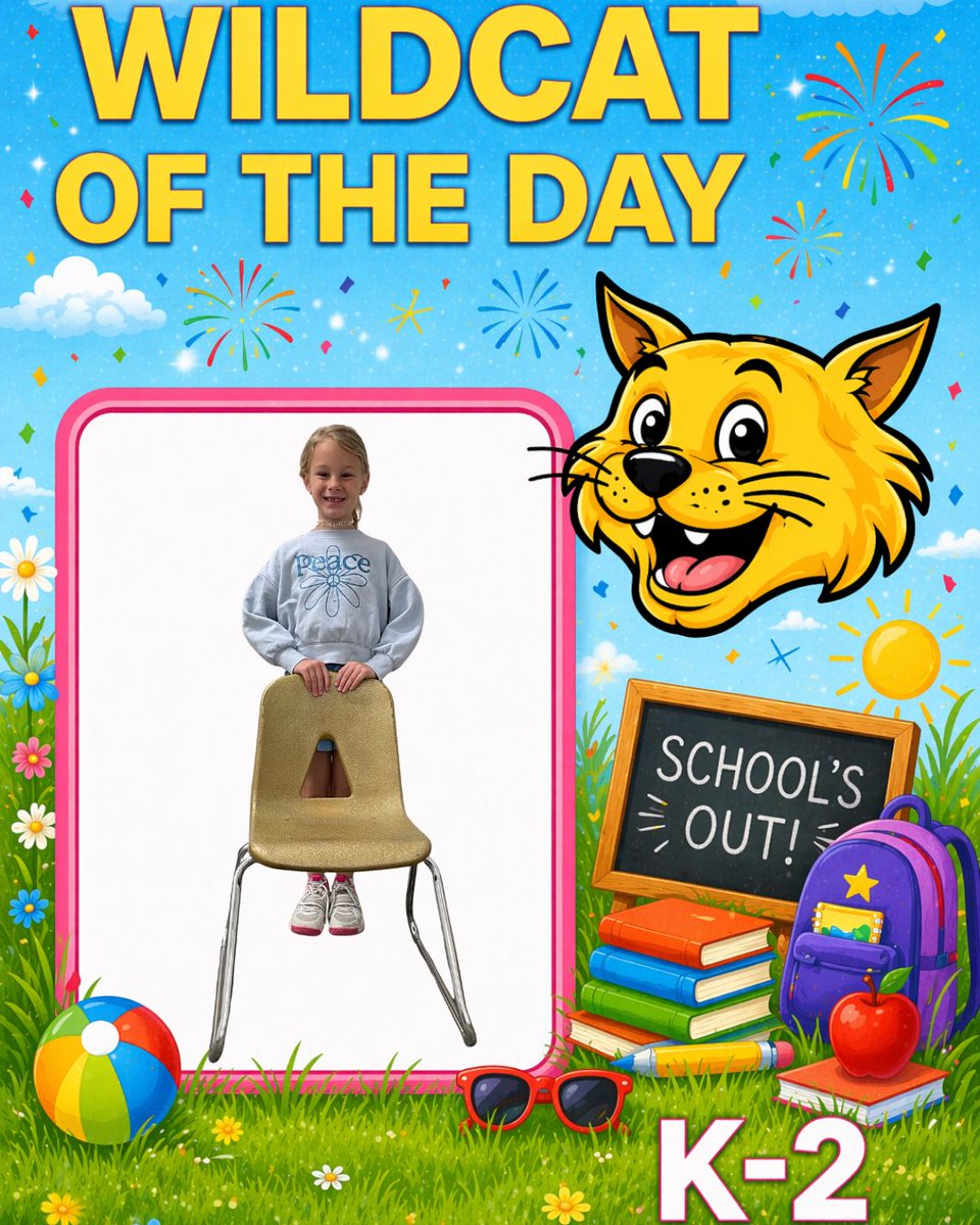 watson_hps's tweet photo. Congratulations to Cora L. our K-2 PAWS-itive Behavior Wildcat of the Day!  Cora was recognized by Mrs. Mankin for being a great helper and direction follower for the guest teacher.  Way to go Cora!  Keep up the great work!  #WildCatStrongHPS https://t.co/2yIJntvtE1