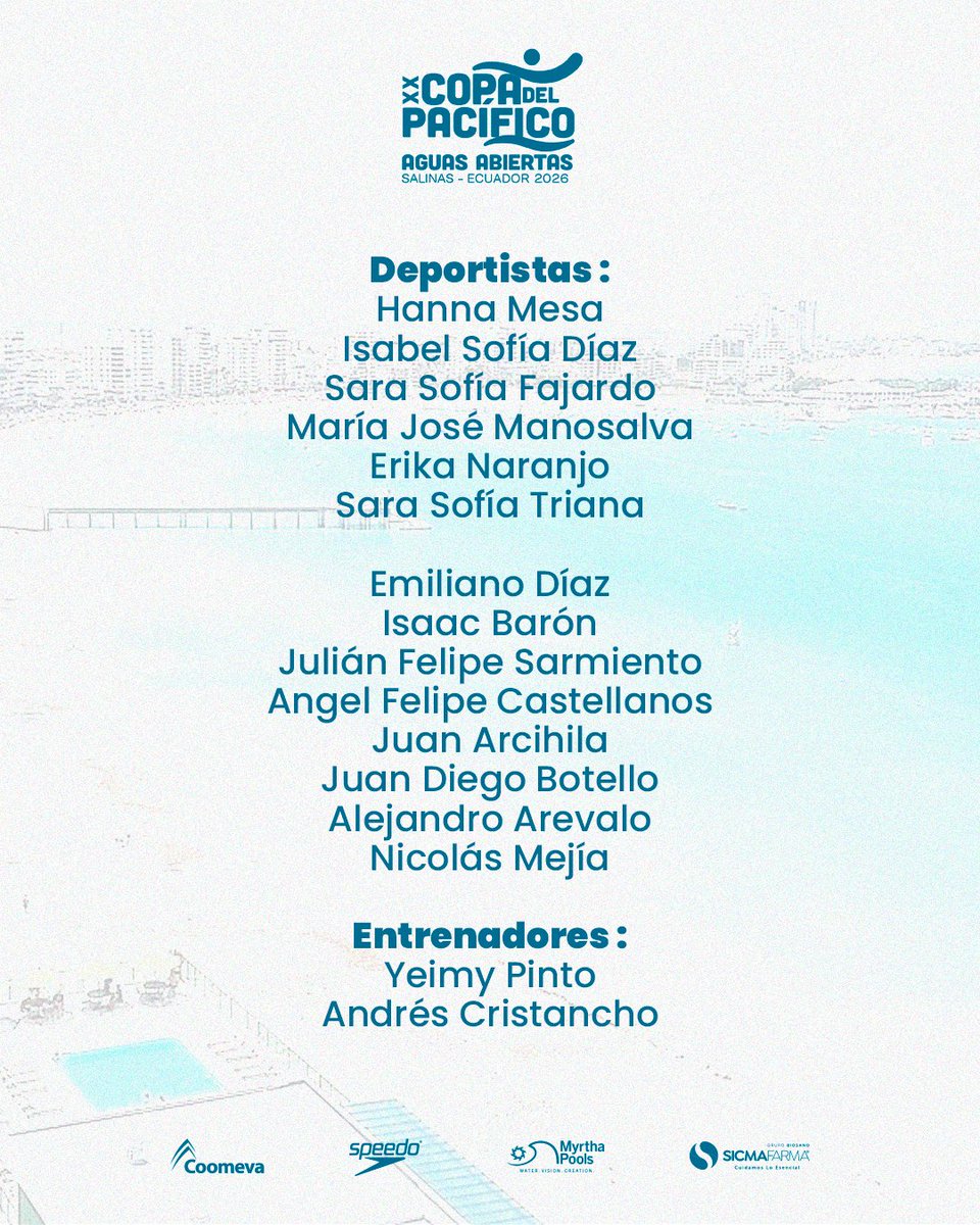 Federación Colombiana de Natación tweet media
