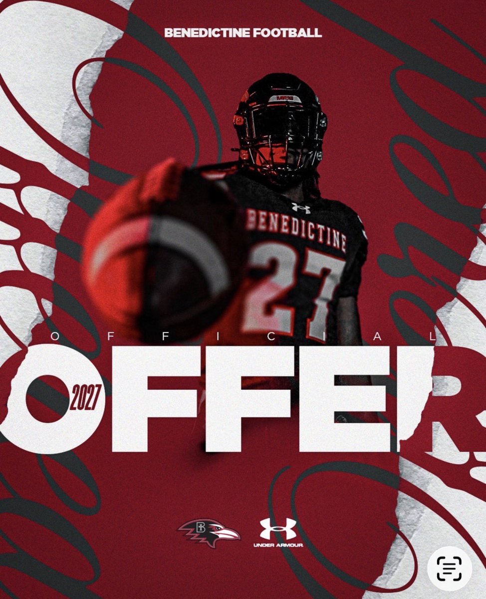 kasonconyers's tweet photo. After a great conversation with @BradHines17 I’m blessed to receive my 4th offer from Benedictine! @CoachConyers19 @JPRockMO https://t.co/5pEKNQCuca
