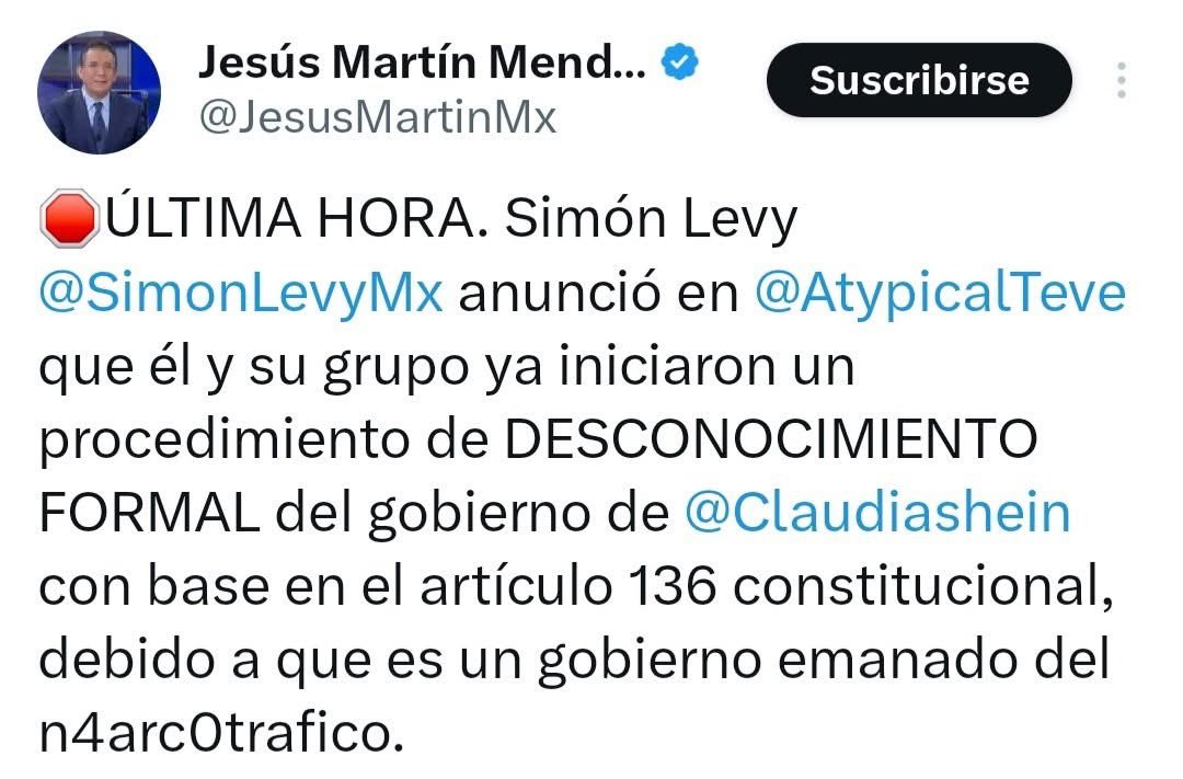 No sé qué es más chistoso:
-AtypicalTeve
-Simón Levy
-Jesús Martín
-Que el artículo 136 ni siquiera hable de eso.