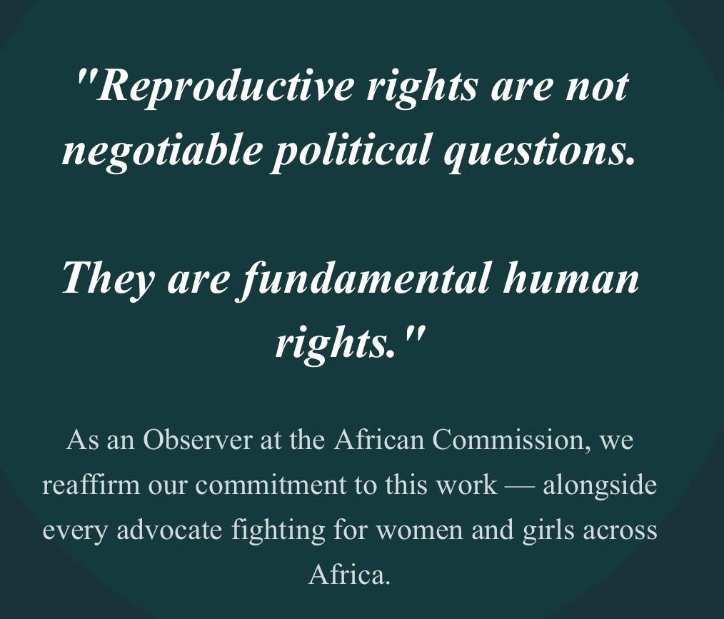 Center for Reproductive Rights Africa tweet media