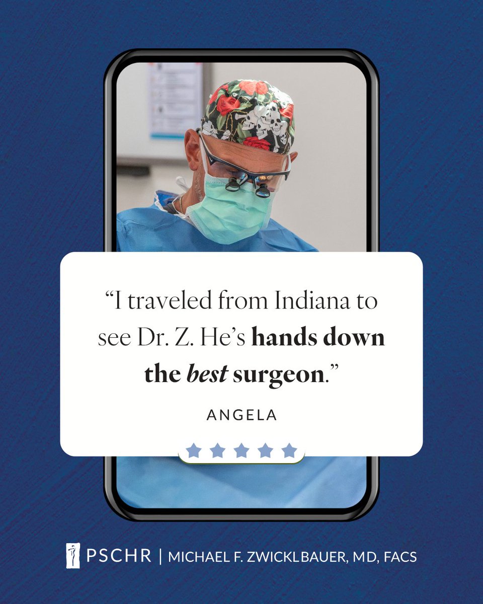 DrZPSCHR's tweet photo. Traveling from out of state for a plastic surgeon says a lot. ✈️💙
That kind of commitment comes from knowing you’re in the 𝘳𝘪𝘨𝘩𝘵 hands.

Learn more about what sets Dr. Z apart. 👨��⚕️

🌐 | https://t.co/5ygfayAI5T

#ThankYou #PatientTestimonial #PlasticSurgery #HamptonRoadsVA https://t.co/jGmEVCRnOI