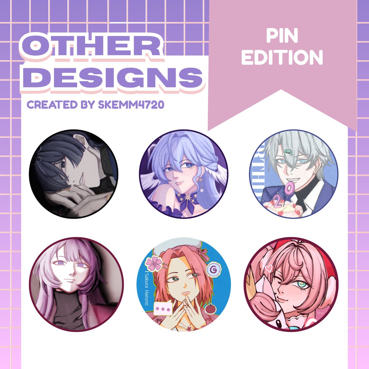laylorastudio's tweet photo. Dive back in time with SKEMM4720’s Collections @hvetae ✨

Featuring cute Link Click pins &amp; stickers of Lu Guang, Cheng Xiaoshi, Qiao Ling, and more! Plus art prints &amp; pins from Honkai Star Rail, Genshin Impact, and Naruto 🌟

Which one’s your fave? 👀 https://t.co/yvuKjxYvQy