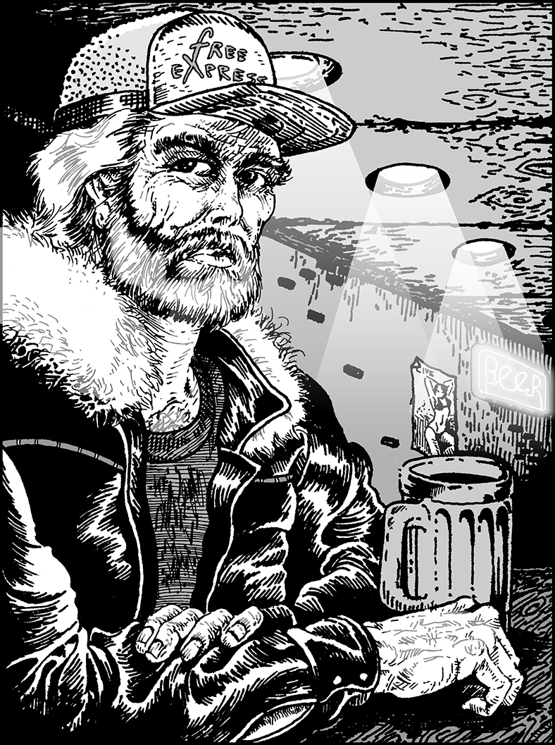bkmcdevittart's tweet photo. https://t.co/poQy8qyWPx
.
Tuesday Truckers! He’s seen things he can’t forget, no matter what he slips in his diner coffee. He could be a source of information, or just a random encounter…Perfect for your suspense or modern horror scenario! Budget priced to $1.00 until 5/19/26! https://t.co/vwf4u5yXCQ