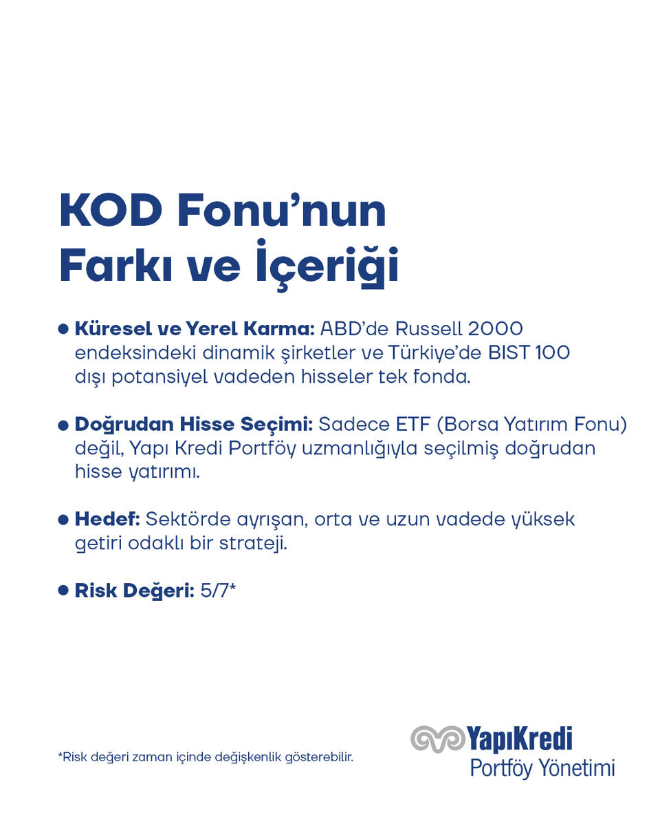 Yapı Kredi Portföy tweet media