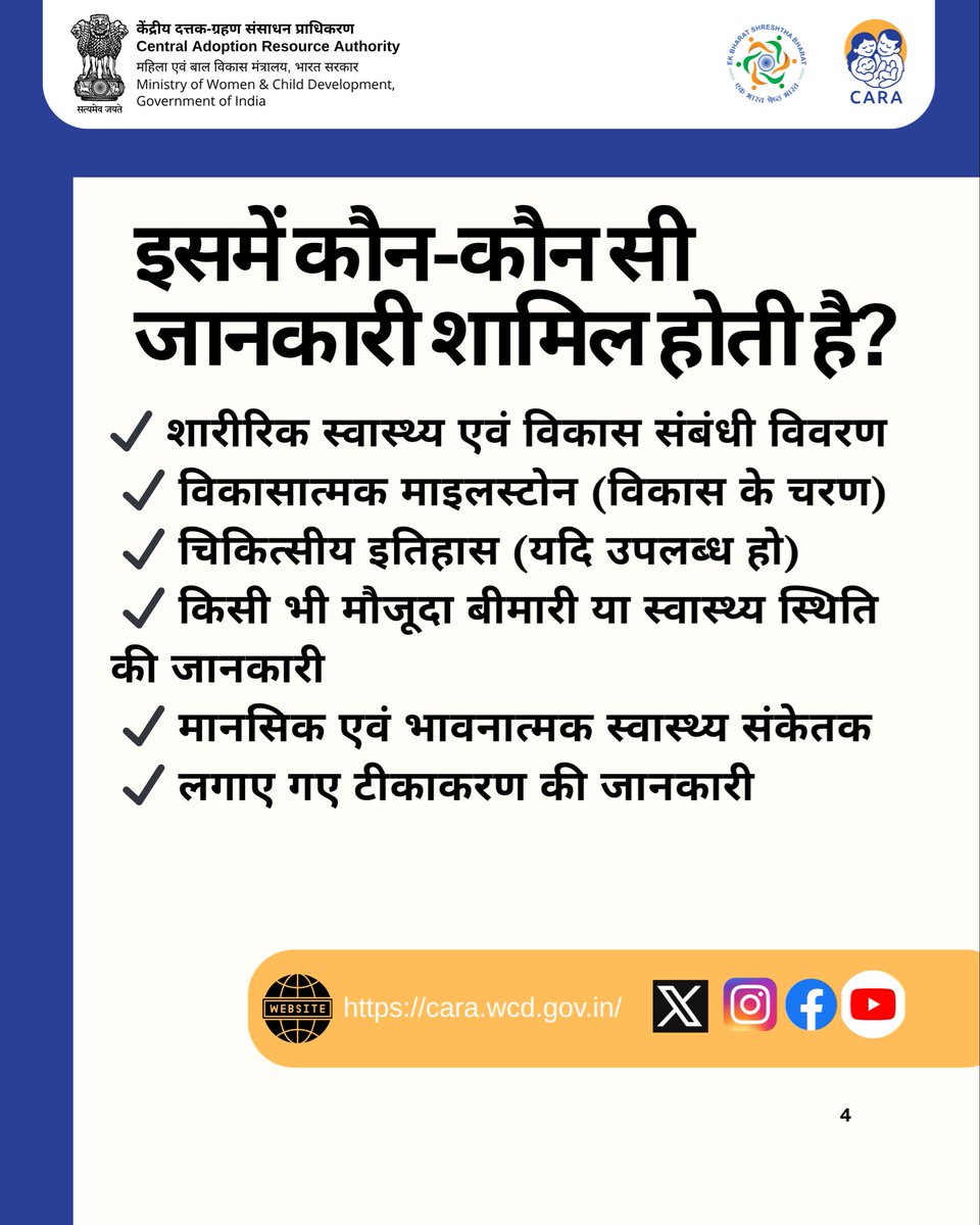 Central Adoption Resource Authority, MWCD, GOI tweet media