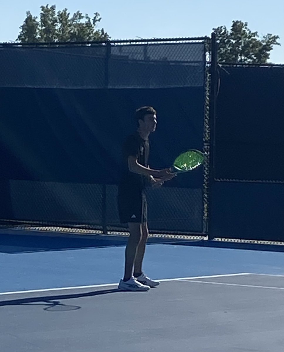 JacketTennis's tweet photo. Dominic Spanyer opens up Sectional play with a 6-0, 6-0 first round win.  @TaylorYJAD https://t.co/tqNEQoq1qB
