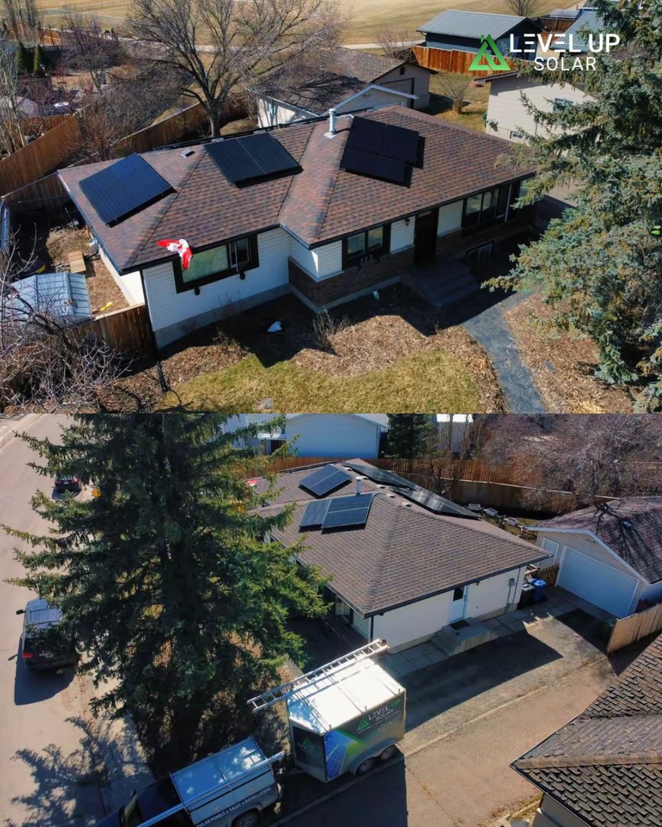 LevelUpSolar's tweet photo. Lower energy bills and a brighter future ☀️⚡

This home just switched to clean, reliable solar power — saving money while investing in sustainability 🌎🔋

Ready to power your home with the sun? Message us today!

#levelupsolar #gosolar #solarenergy #solarpower #renewableenergy https://t.co/zY9SbW37JM