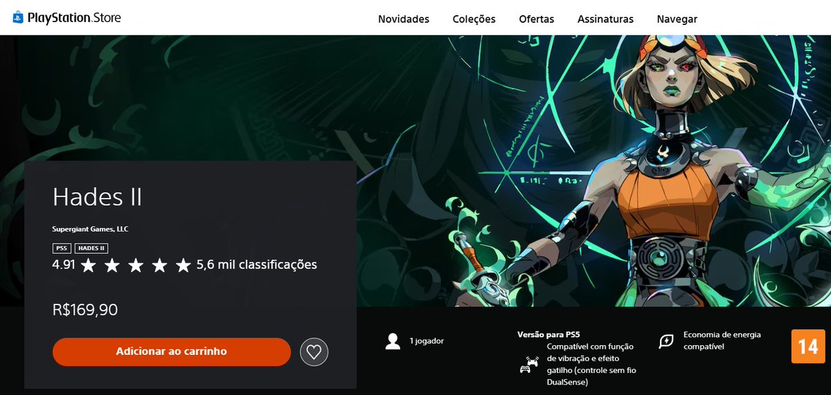 Todo dia um preço abusivo da PS Store Brasil tweet media