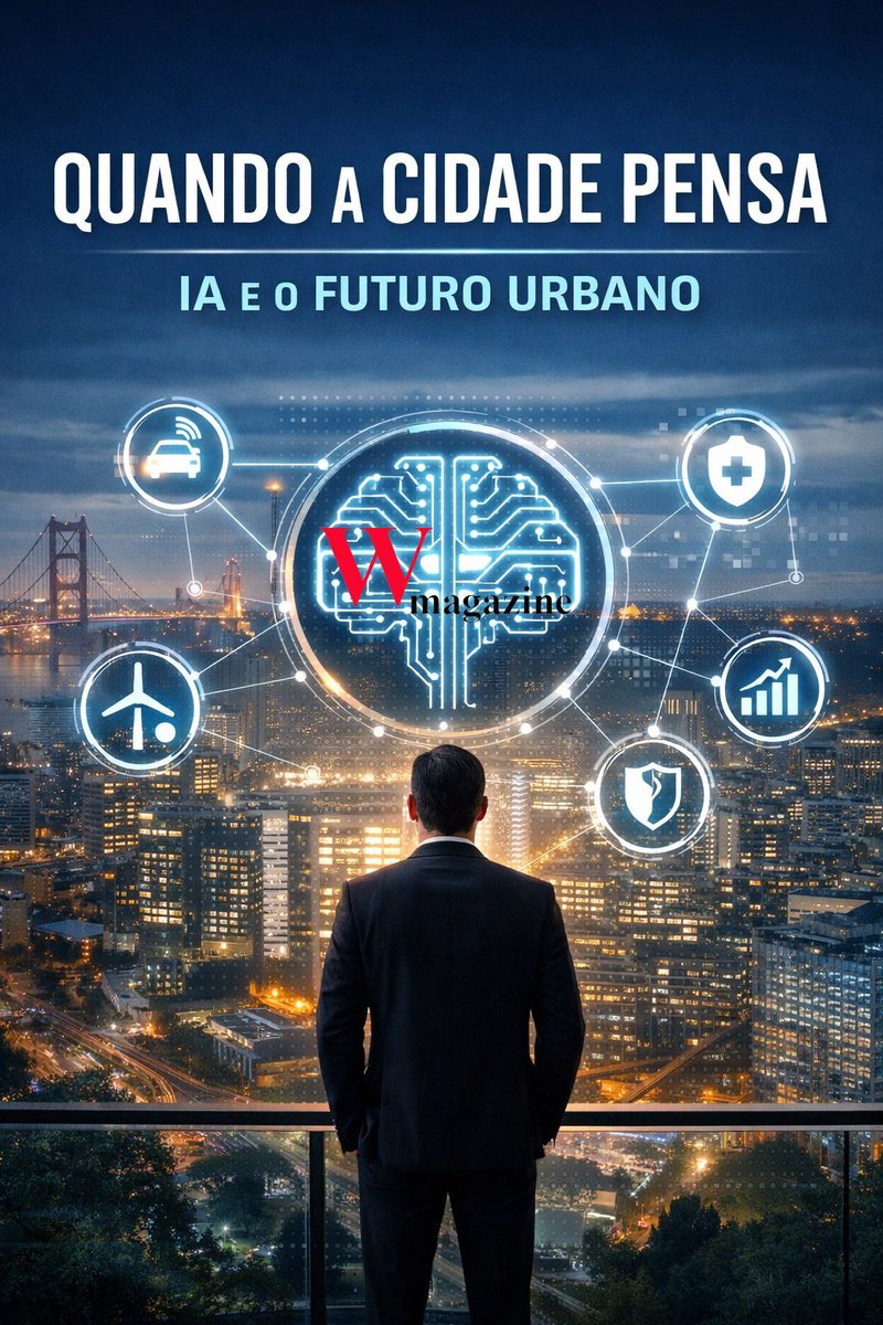 Magazine_W's tweet photo. Quando a cidade pensa, o futuro começa.🚀
92% dos serviços urbanos de uma capital asiática já são geridos por IA — tráfego, energia, saúde e segurança. 
Lisboa e Porto, estão prontos para o salto? Confere 👉https://t.co/AXw1rLRmnk
#SmartCities #IA #WMagazine #Futuro #Portugal2030 https://t.co/nTTokzhWC1