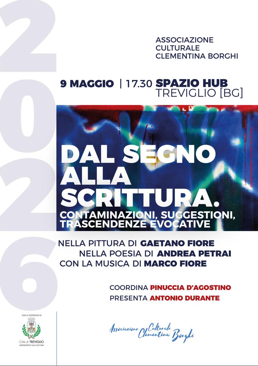 clemborghi's tweet photo. Gaetano Fiore, Andrea Petrai e Marco Fiore hanno parlato di arte, poesia e musica, colloquiando con Pinuccia D’Agostino di trascendenze visive, contaminazioni artistiche e letterarie, e di  suggestioni evocative nell'arte.
Per saperne di più; https://t.co/IVfvxWFHdc https://t.co/PqIbncxvYi