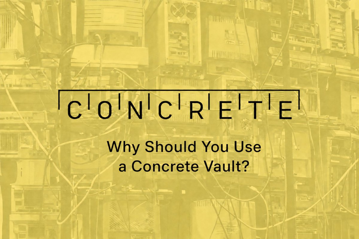JoshuaAlca99681's tweet photo. Why Should You Use a Concrete Vault? https://t.co/EFIWXayQK8