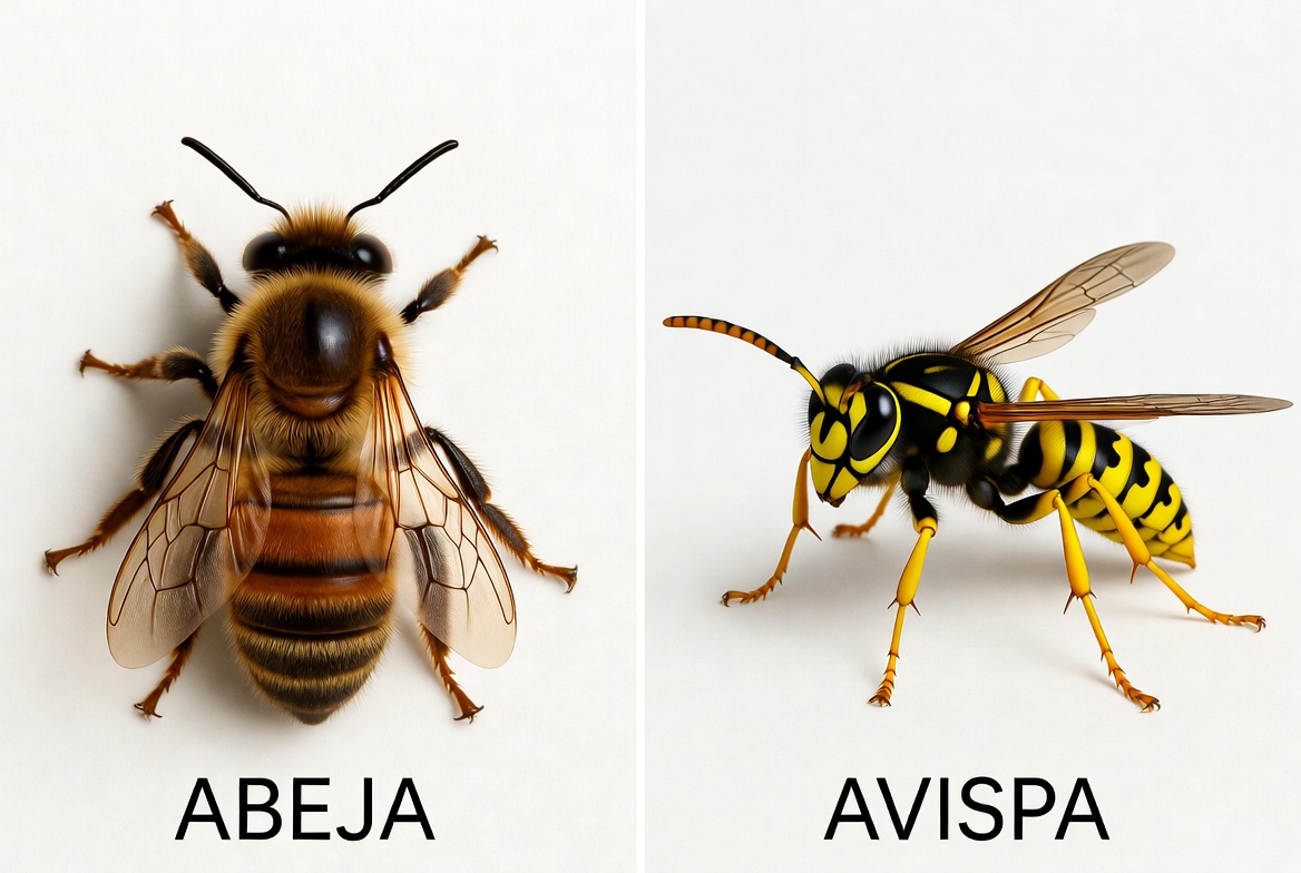 EstebanNavarroS's tweet photo. 2/10
Lo primero: Aprende a diferenciarlas.

🐝 Abeja: Peluda, "gordita" y pacífica. Solo busca néctar. Pica una vez y muere. Es pura nobleza.

⚠️ Avispa: Cuerpo liso, "cintura" marcada y carnívora. Es más agresiva y puede picar varias veces sin morir. https://t.co/APPx3kBbHV