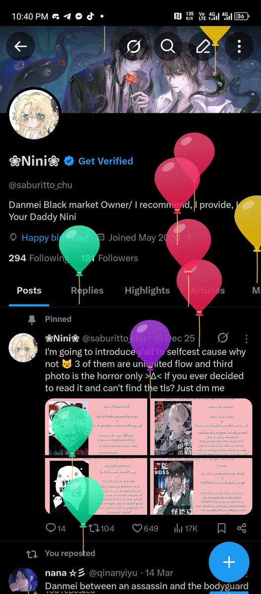 saburitto_chu's tweet photo. Heheheh 😚🎂 https://t.co/m8TiLE2voh