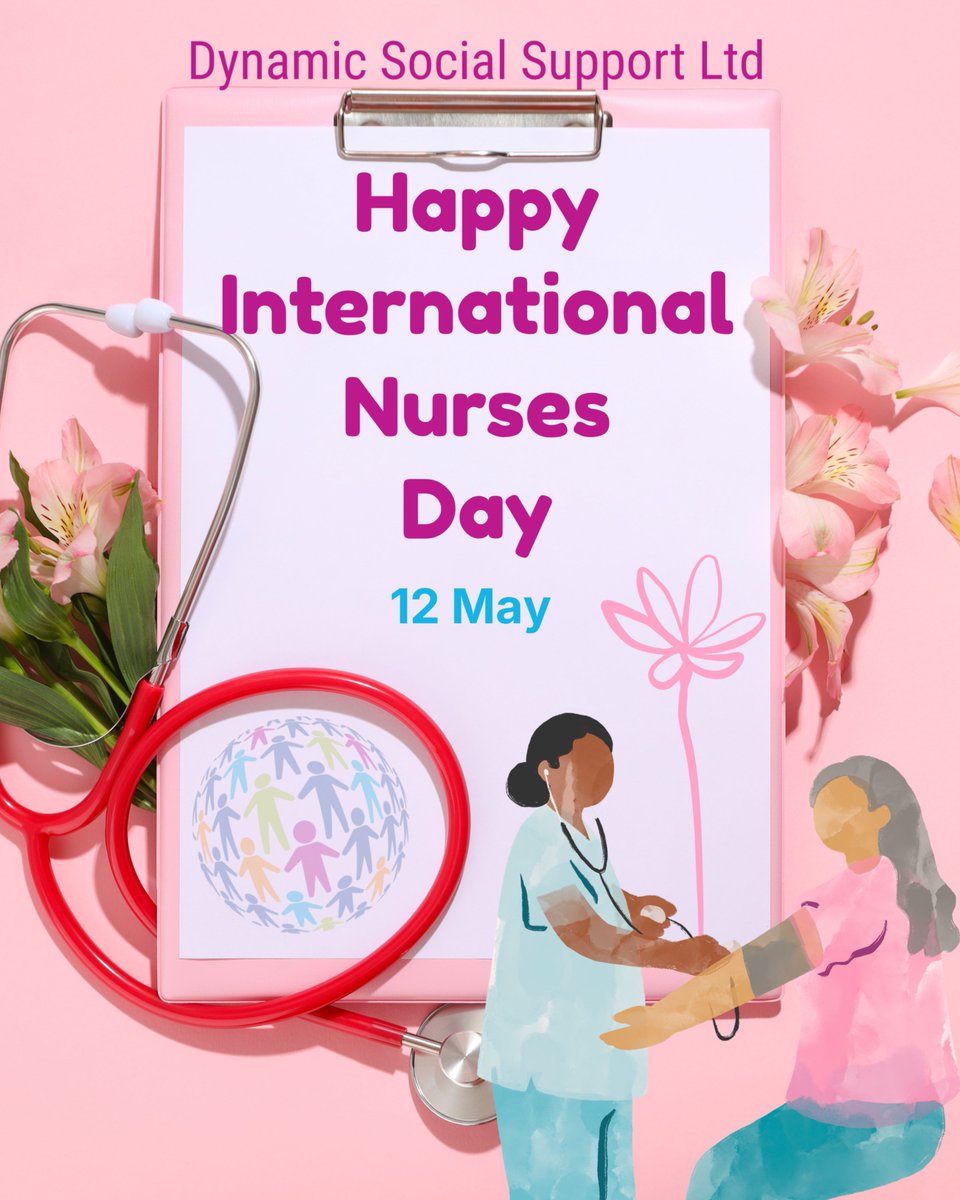 DynamicSocialS1's tweet photo. International Nurses Day is celebrated on 12 May because it’s the birthday of Florence Nightingale. 

Today is a chance to recognise the compassion, dedication, and skill that nurses bring to care every single day. 

Thank you to all nurses for the incredible difference you make. https://t.co/Z8z1qw0hd9