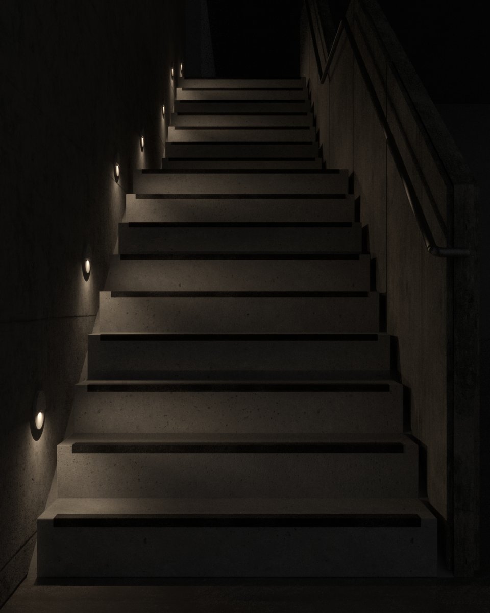 MPLighting's tweet photo. L740 is a #wall-mounted #steplight featuring a 3W or 6W LED in a compact round housing. Designed for #outdoor applications with an #IP66 rating, it is available in four material and finish options to suit various #architectural environments. https://t.co/idNfwMNBeN