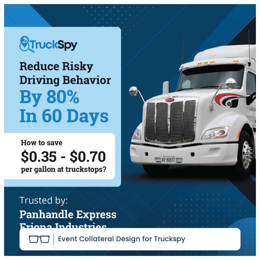 TGG_Columbus's tweet photo. Designed promotional materials for Truckspy, showcasing fleet capabilities and key logistics solutions through clear compositions. Learn More Here: https://t.co/bOFyNkhDS1 https://t.co/riOCWSmqyO