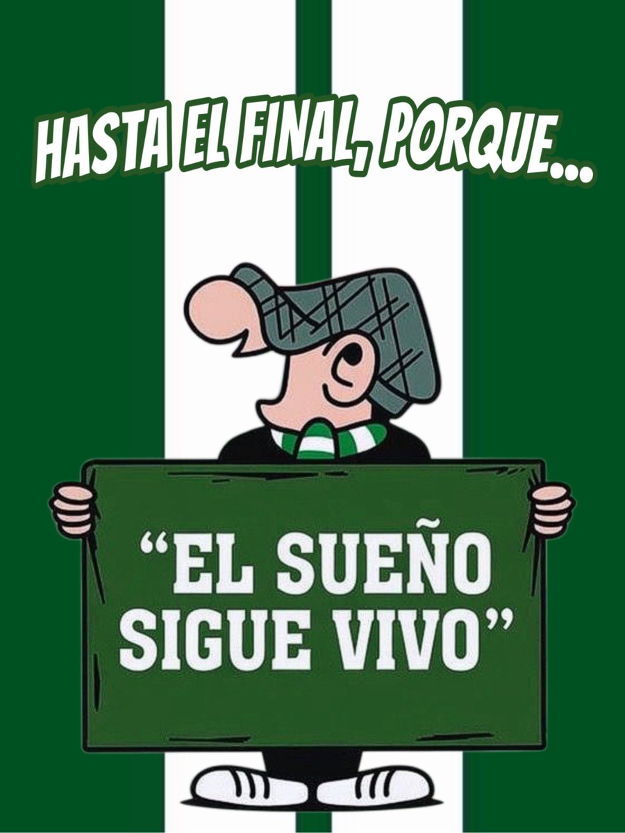 ¡Cordobesistas! Hasta el final, porque…

EL SUEÑO SIGUE VIVO.

#CCFAlbacete