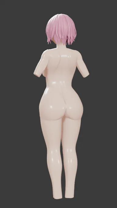 同人エロ絵体型マシュを手に入れられるのが自作の強み・・・さすがに少しお尻減らそうかな・・・。