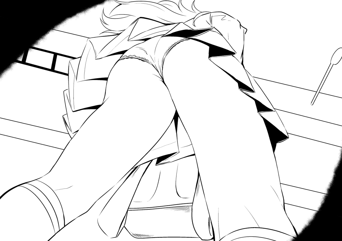 如月ハニーの盗撮イラストが徐々に増えてきて、いよいよ(俺は如月ハニーをストーキングして盗撮しているんだ……)みたいな気持ちになってきた 