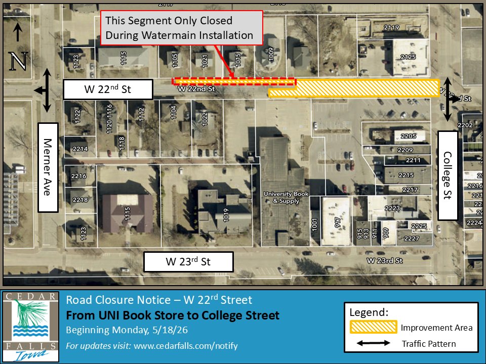 City of Cedar Falls tweet media