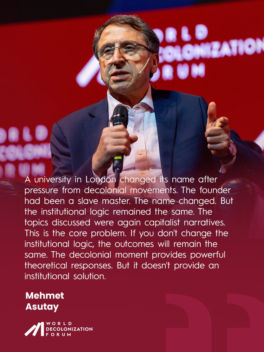 World Decolonization Forum tweet media