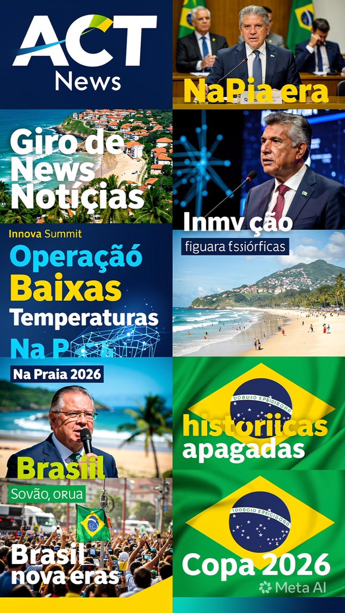 ACTNewsBrasil's tweet photo. 🚨📢 GIRO DE NOTÍCIAS: política, economia, mobilidade e entretenimento movimentam o Brasil nesta semana! 🇧🇷🔥
💰 O imposto seletivo volta ao centro do debate em
#Brasil #Política #Economia #Inovação #InnovaSummit #SãoPaulo #Brasília #MariaRita #Mobilidade https://t.co/t7g2IzB8Ws