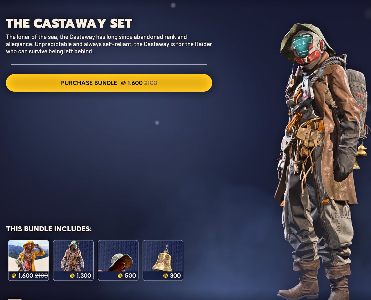 genos's tweet photo. NEW ARC Raiders Skin GIVEAWAY!

I’m giving away THE NEW Castaway Skin Set

To enter: 
Follow @genos

Like &amp; Retweet post

Comment your gaming platform

Giveaway will conclude May 16th https://t.co/8NJyhCELCb