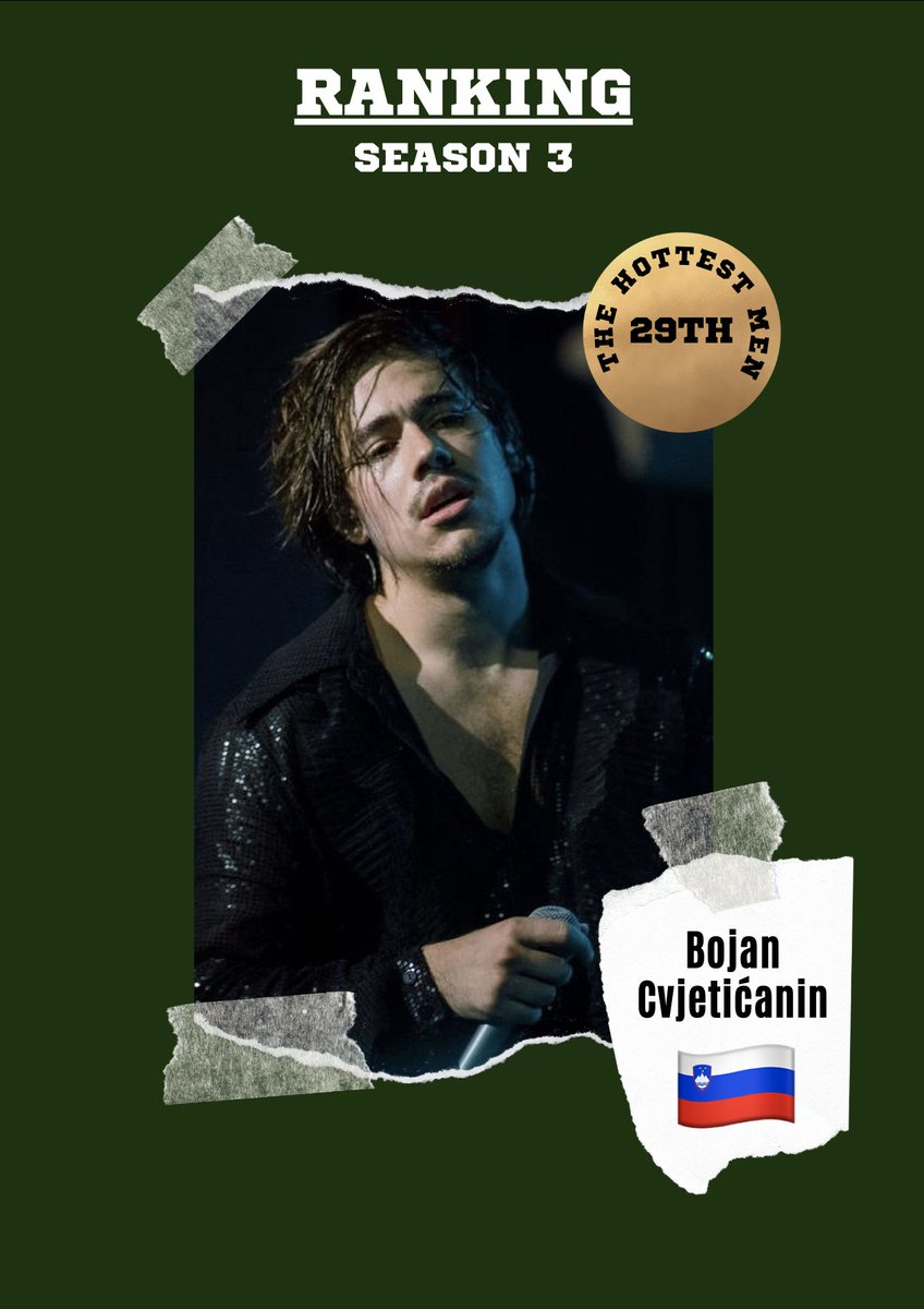 THMcountries's tweet photo. New entry 🚨

The Hottest Men of: Slovenia

- Bojan Cvjetićanin

- Season: 3

- Ranked: 29th
 
#BojanCvjetićanin #Slovenia

(Previously it was Jan Ravnik, ranked 53rd in Season 1 🔥) https://t.co/qq3wkWqpeA