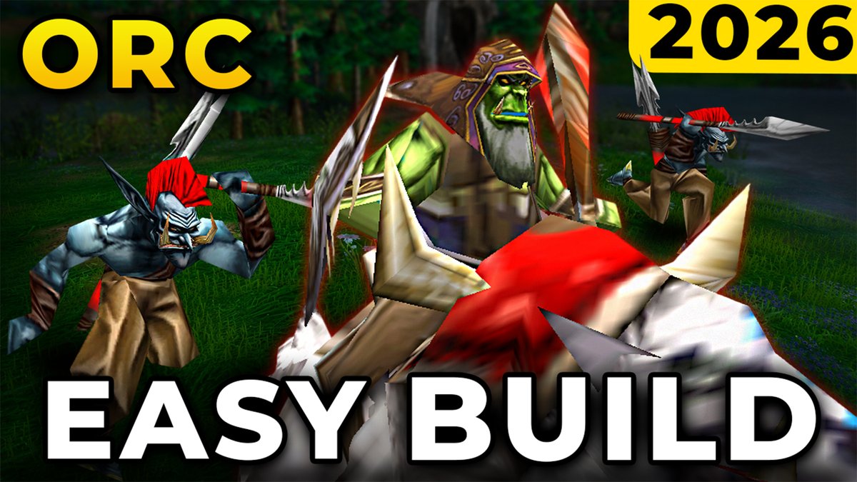 Back2Warcraft's tweet photo. New Beginner Build Order is LIVE 🔴

Starting our Warcraft III beginner series with ORC

Farseer + Headhunters + Shamans

Built for new players, returning players, beating Insane AI and early ladder games https://t.co/usbZJCvWA1