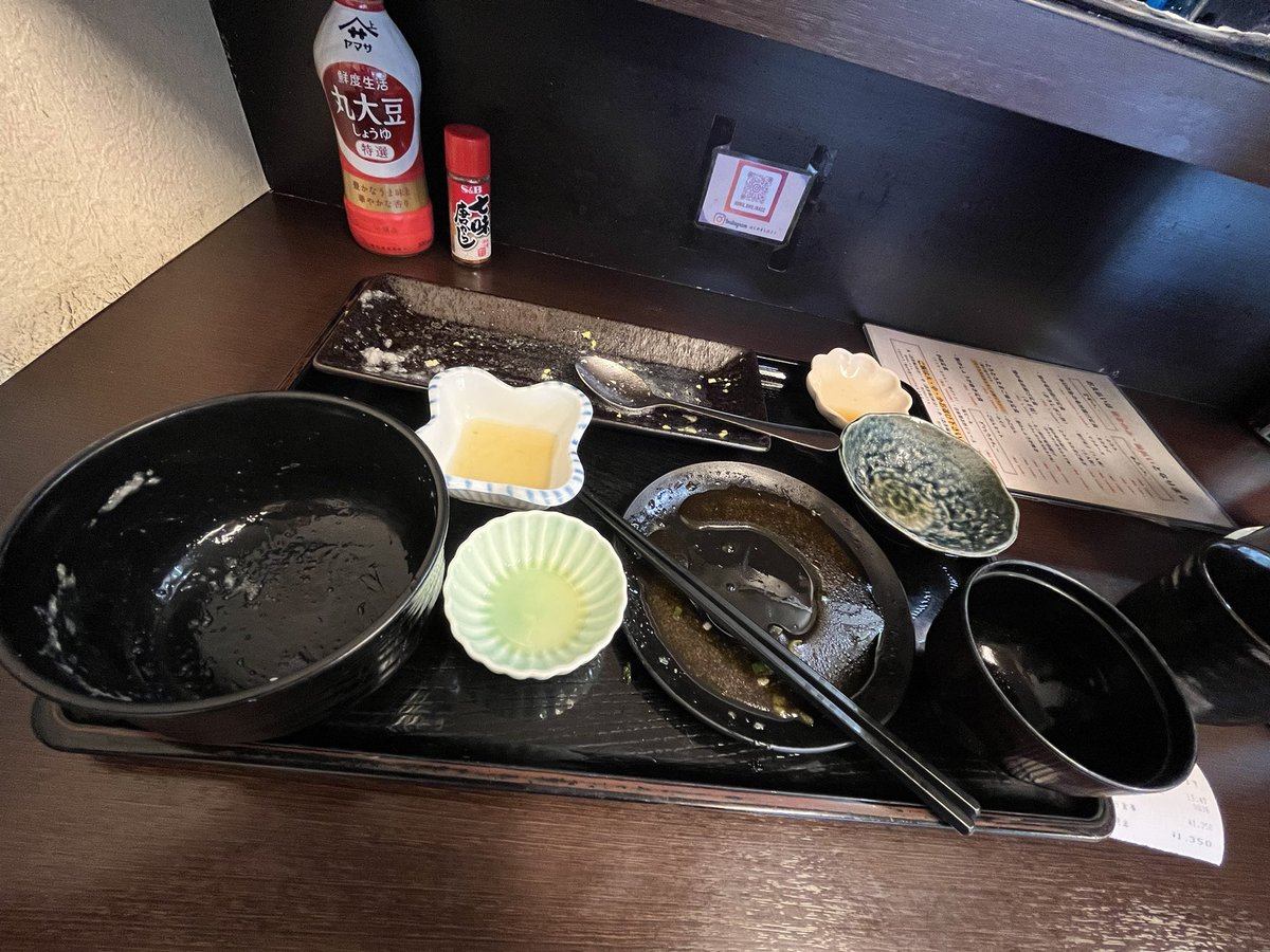 honbus's tweet photo. お疲れさまで酒♪

火曜休みで
1人ランチ〜

ごはん処 福笑亭 さん@稲毛区稲毛東
とろとろたまご焼き定食
（とろろ、ご飯大）

たまご焼きも揚げ茄子も
美味しかった〜
ごちそうさまでした♪
ε-(´∀｀; ) https://t.co/Qik0qterpb