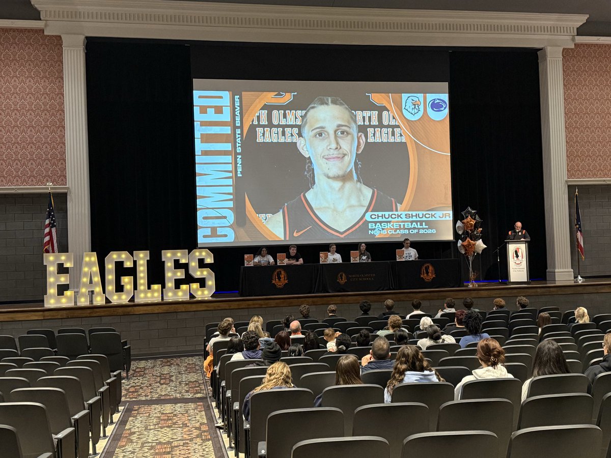 CounselorsNOHS's tweet photo. Congratulations to our Eagle Seniors on signing day 🦅🦅🦅🦅🦅 https://t.co/HYGLZwf6Pk