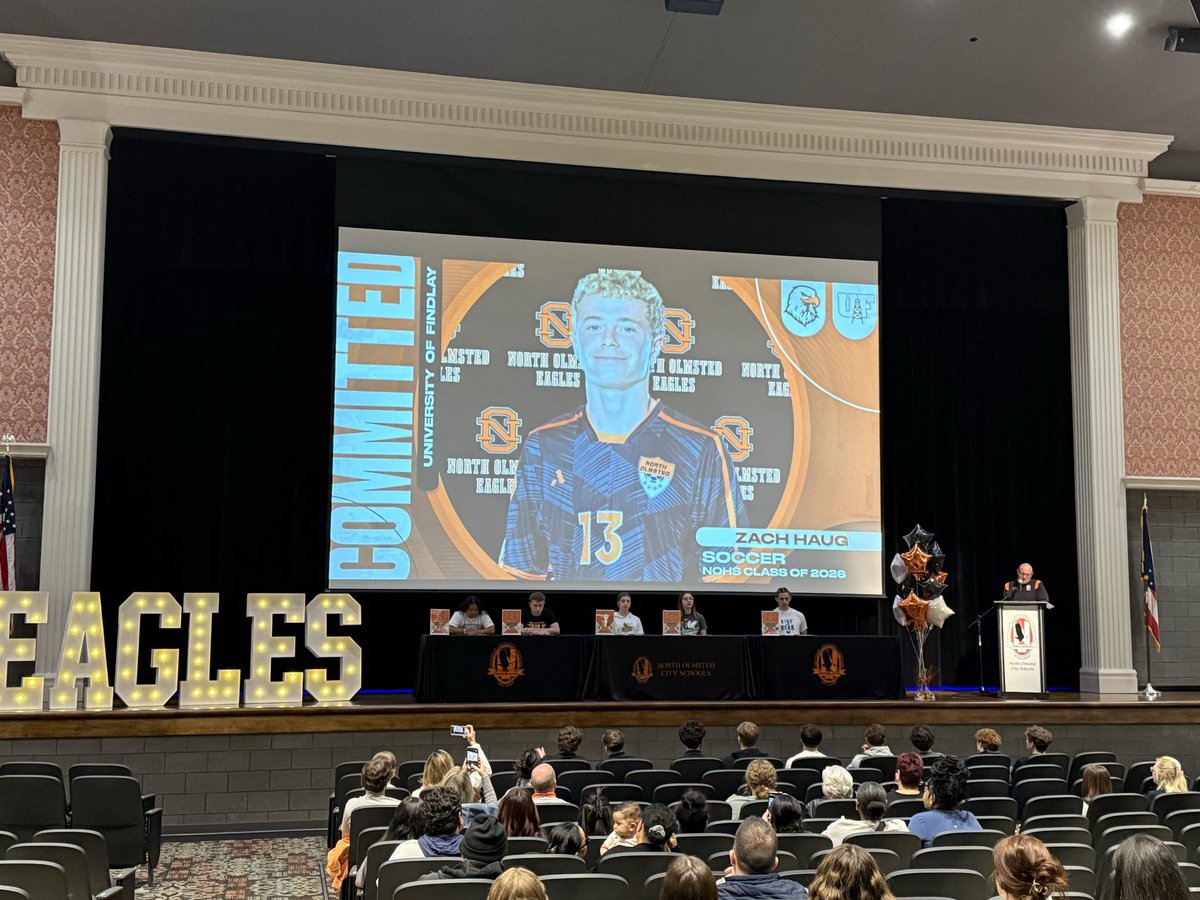 CounselorsNOHS's tweet photo. Congratulations to our Eagle Seniors on signing day 🦅🦅🦅🦅🦅 https://t.co/HYGLZwf6Pk