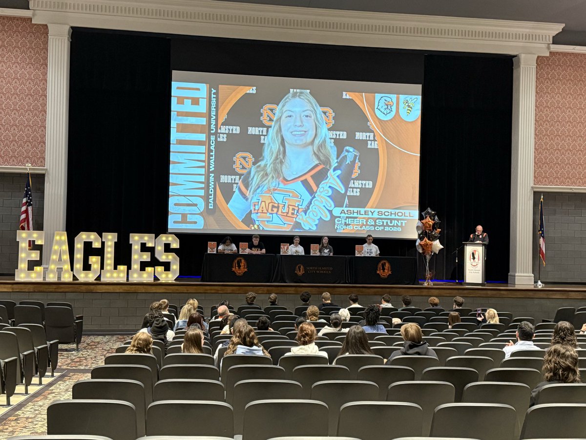 CounselorsNOHS's tweet photo. Congratulations to our Eagle Seniors on signing day 🦅🦅🦅🦅🦅 https://t.co/HYGLZwf6Pk
