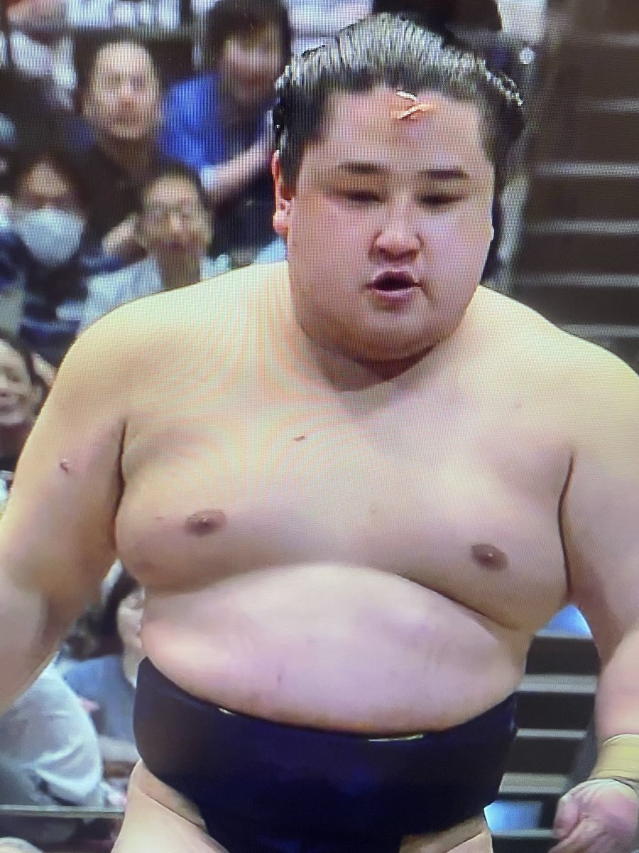 Sumonekochan's tweet photo. 勝負の世界でこんなこというのはあれだけど
かわいかった絆創膏
(気迫ある取り組み)#若ノ勝 https://t.co/pbtpyEGc6M