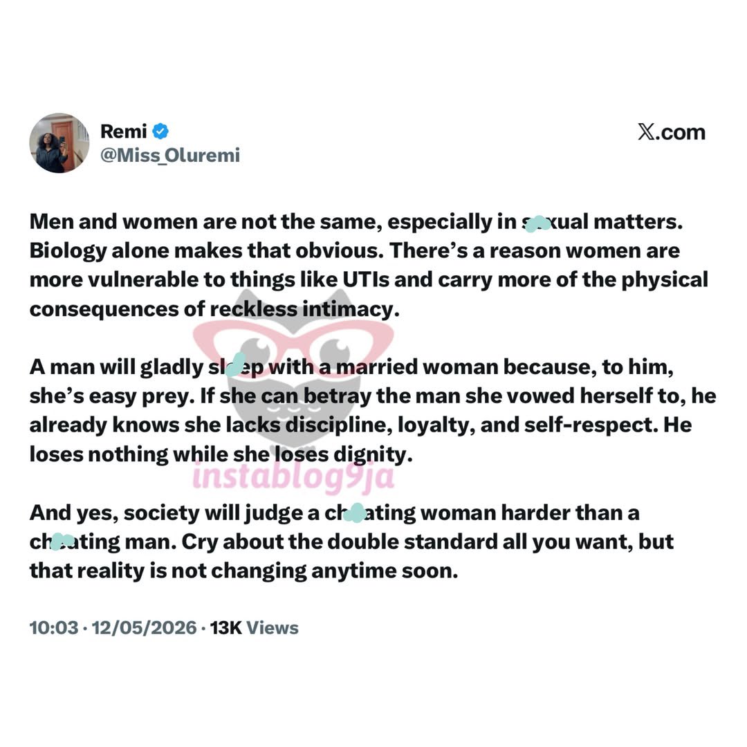Why Men And Women Can Never Be Equal — Media Personality Wemimo Explains