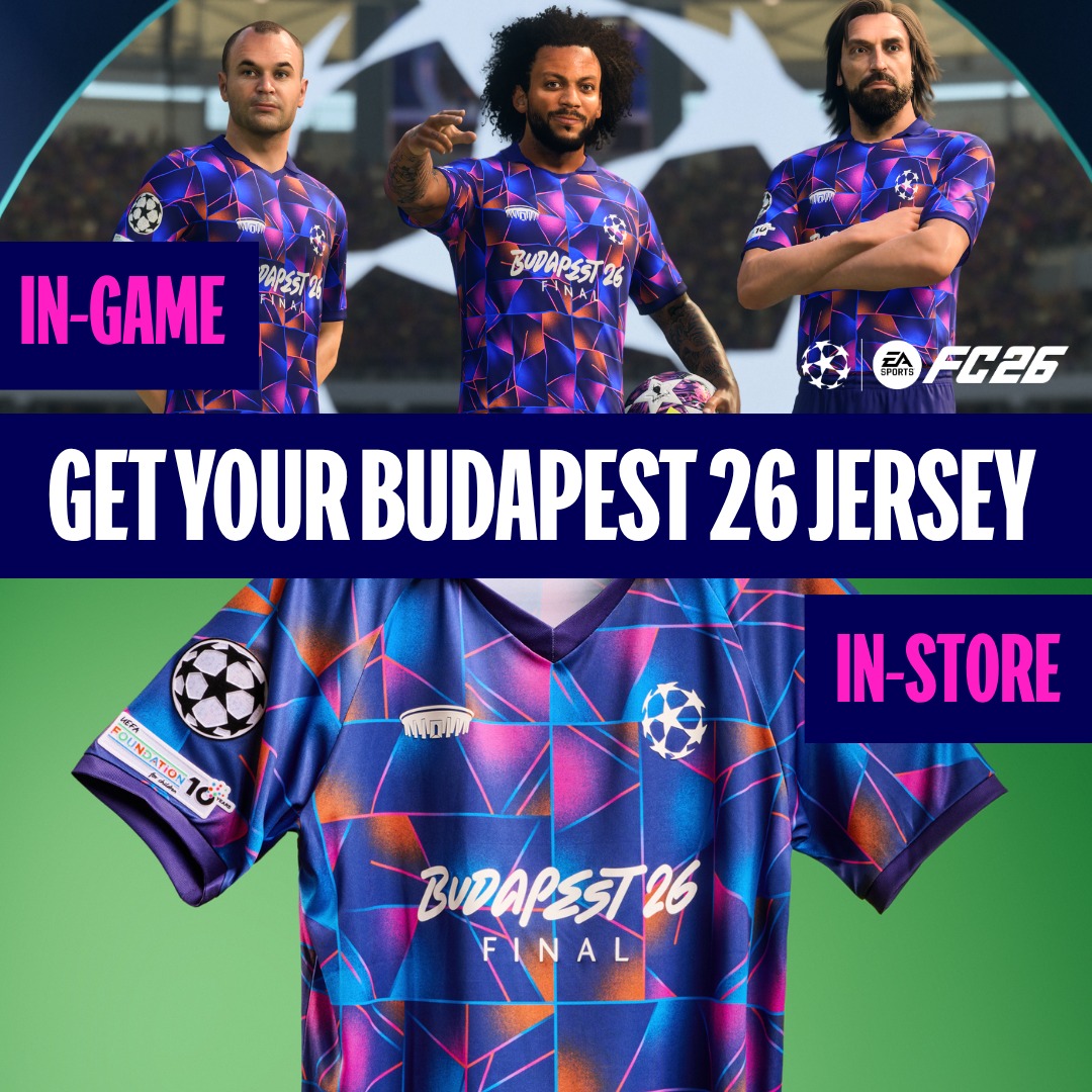 The official Budapest 26 jersey is here 👕👀 available in