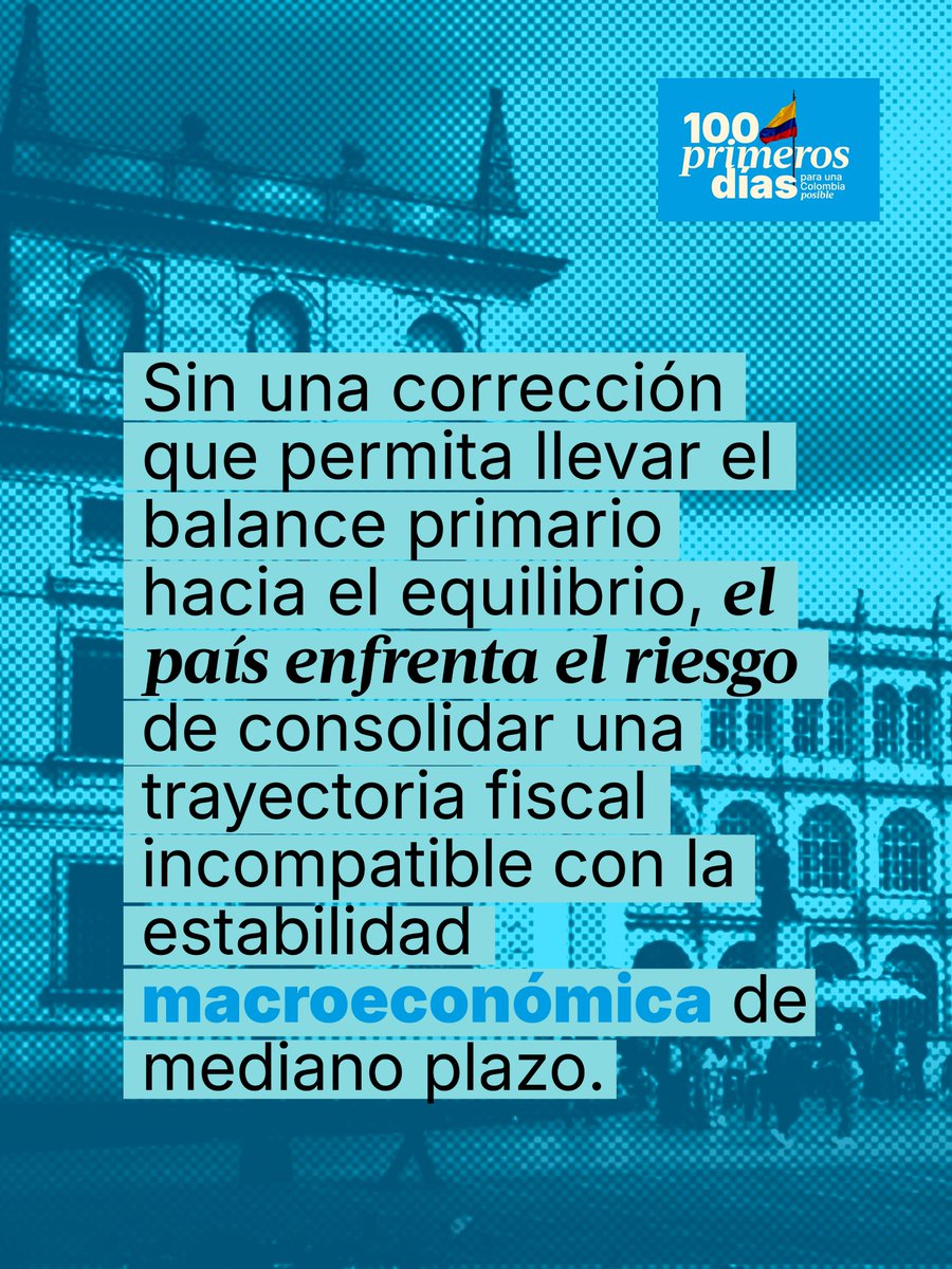 CValorPublico's tweet photo. Con disciplina fiscal, el futuro alcanza: la estabilidad macroeconómica requiere corrección del déficit fiscal. https://t.co/onmTSI587s