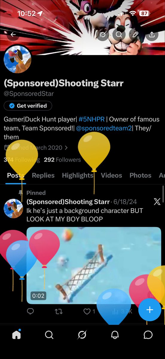SponsoredStar's tweet photo. Baloon🧐 https://t.co/mvOalU7V5w