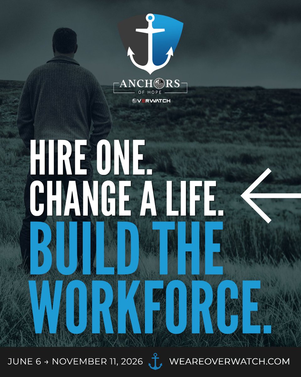 OverwatchMC1's tweet photo. 500,000 jobs are open.
Mission-ready talent is available.
From June 6 to Veterans Day, #AnchorsOfHope challenges employers to hire one veteran, military spouse, or first responder.
Goal: 250 hires in honor of America’s 250th birthday.
Take the pledge:
https://t.co/erQnEaM4sb https://t.co/apmvOnQl6X