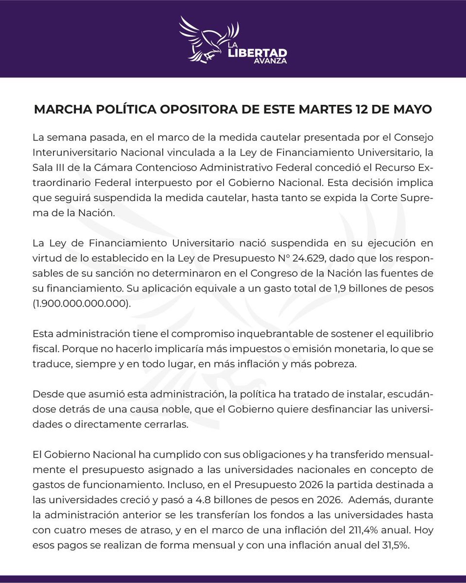 La Libertad Avanza tweet media