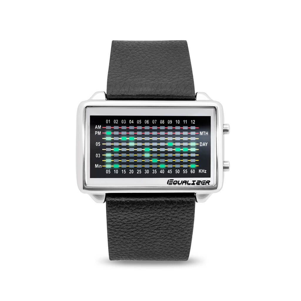 TokyoflashJapan's tweet photo. Wear the Equalizer High Frequency LED watch from #Tokyoflash Japan and get ready to experience time differently. The unique time display is perhaps even more impressive than the bright lights of Tokyo! Learn more about this watch here: https://t.co/WkbNDh40rq https://t.co/eAwXTRn7iN