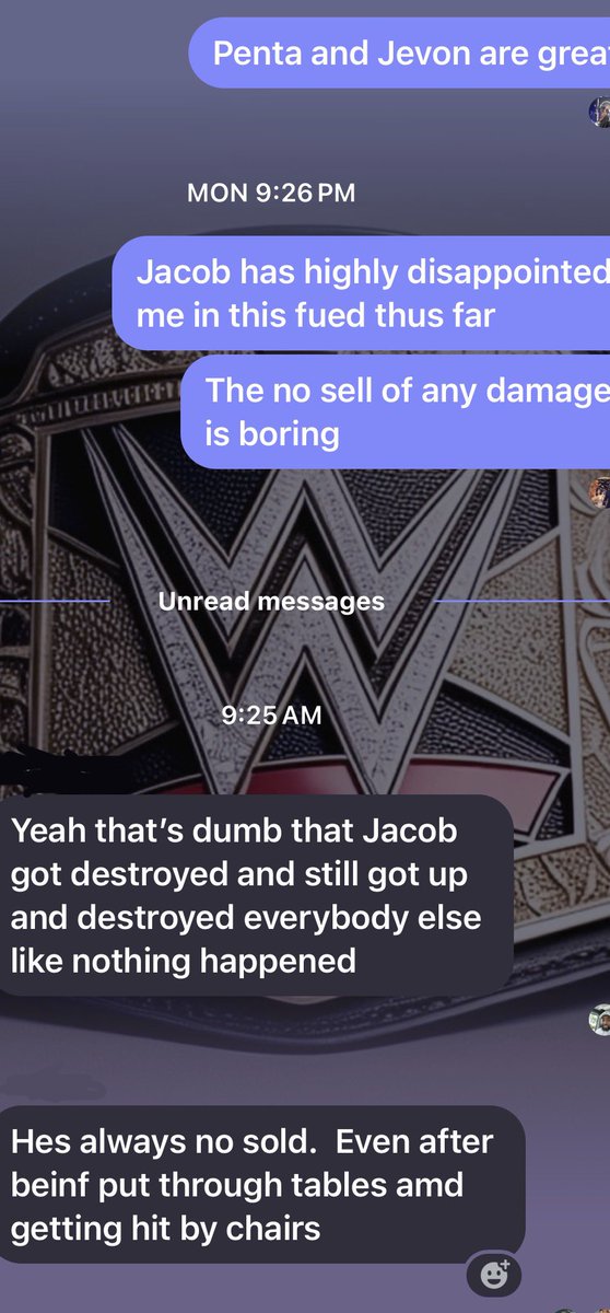 TBo812's tweet photo. @WWE Fix this shit. Ruining a great opportunity. Someone teach that man to sell better. @WWEUsos @WWERomanReigns @jacobfatu_wwe https://t.co/908KaMoSYe