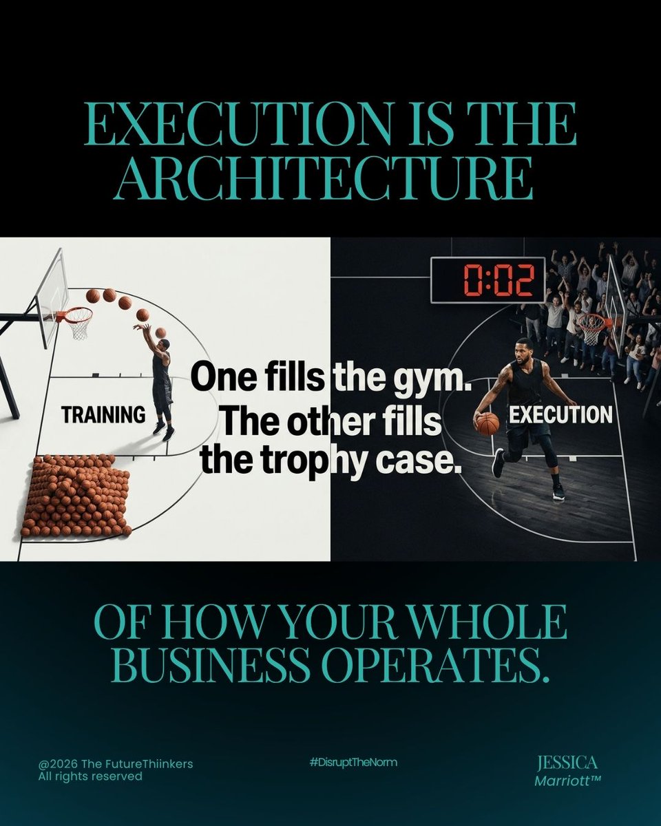 JRMarriott's tweet photo. Great athletes don’t just train harder. They build systems that hold under pressure.

Kobe. Serena. The All Blacks.
Ritual wasn’t superstition. It was structure.
Business works the same way.
Execution isn’t the plan. It’s the system behind it.

#Execution #Leadership https://t.co/1keMk3akd2