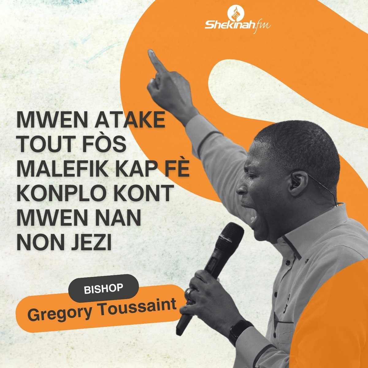 GTCreole's tweet photo. Nenpòt konplo ki te mare kont ou, yo kraze nan non Jezi. Resevwa liberasyon w maten an ! 🙌

#gregorytoussaint #shekinahfm https://t.co/ktBRcEnwBL